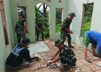 Kodim 0621 Kabupaten dan Masyarakat Cigudeg Kolaborasi Tuntaskan Infrastruktur Strategis Melalui TMMD