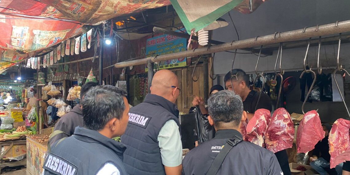 Satgas Pangan Polres Sumedang Laksanakan Pengawasan Stabilisasi Pasokan dan Harga Pangan di Pasar Tradisional
