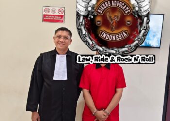 Ketua Bikers Advocate Indonesia Chapter Bogor Raya Dampingi Penanganan Perkara Pidana di Pengadilan Negeri Cibinong