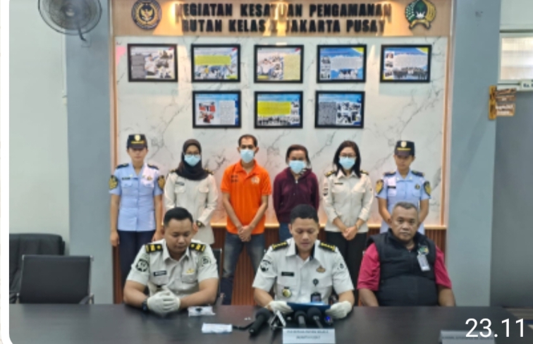Petugas Rutan Kelas I Jakarta Pusat Kembali Gagalkan Penyelundupan Diduga Sabu yang Disembunyikan di Pakaian Dalam Pengunjung