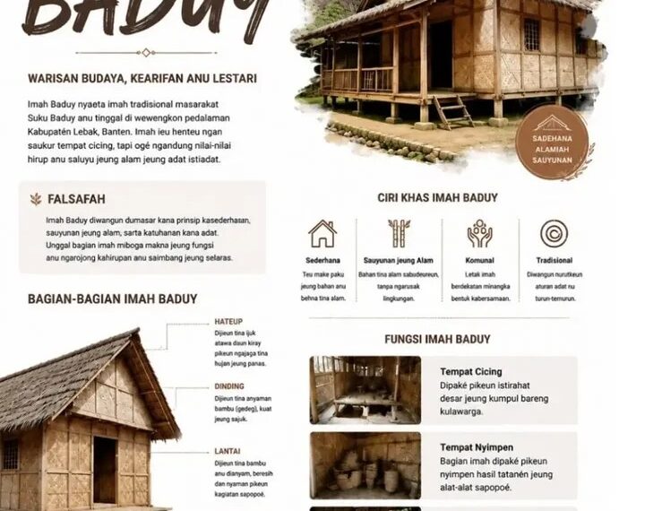 Rumah Baduy, Warisan Budaya yang Sarat Nilai Kearifan Lokal
