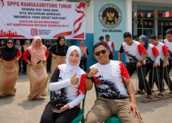 Semarak HUT RI ke-81, SPPG Rangkasbitung Timur Gelar Berbagai Perlombaan