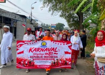 Semarak HUT ke-81 RI, SKh Kekerabatan Maja Gelar Karnaval dan Beragam Perlombaan