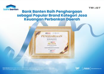 Bank Banten Raih Penghargaan sebagai Popular Brand Kategori Jasa Keuangan Perbankan Daerah